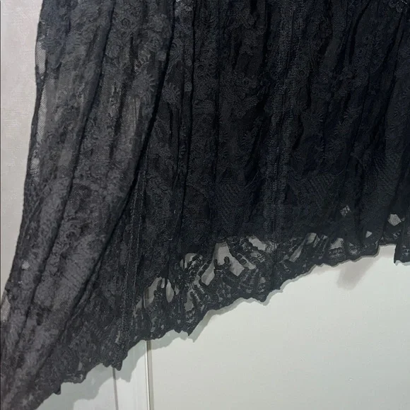 Double D Ranch Long Black Lace Skirt - Picture 3 of 8